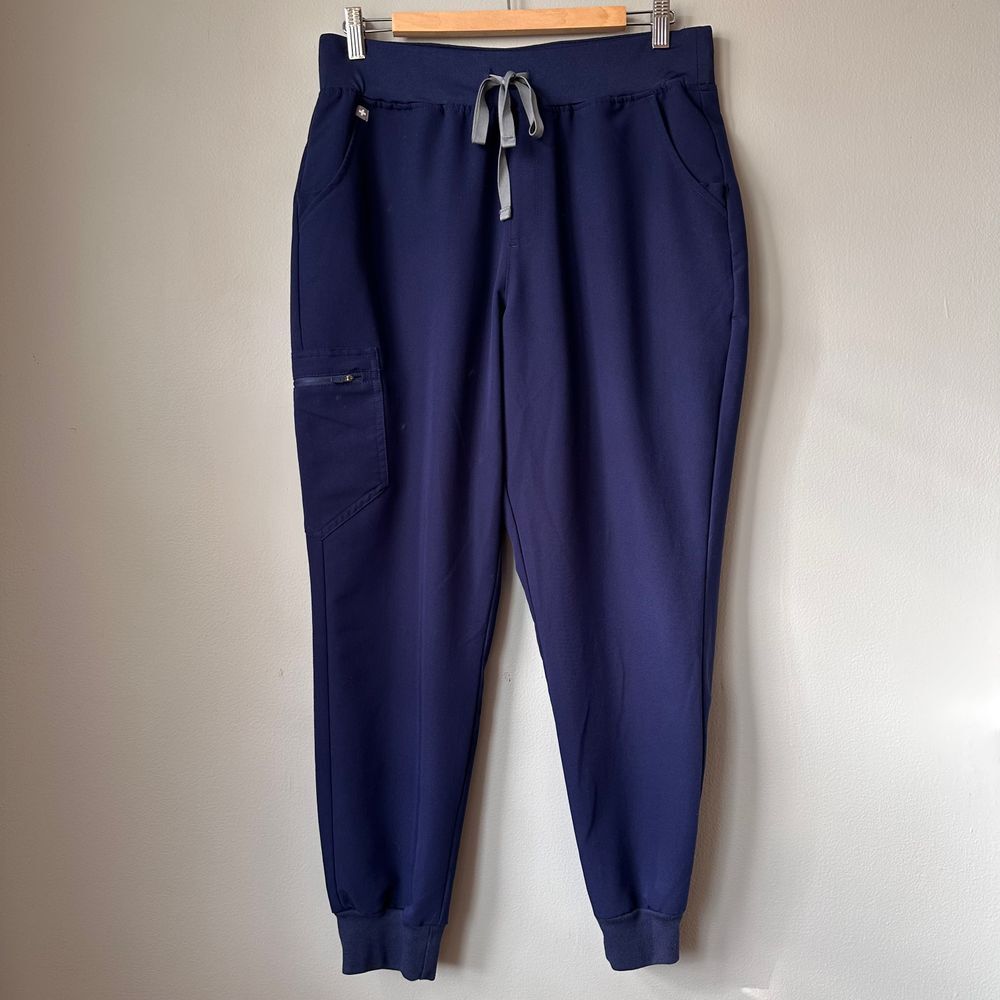 Figs Navy Blue Track Pants